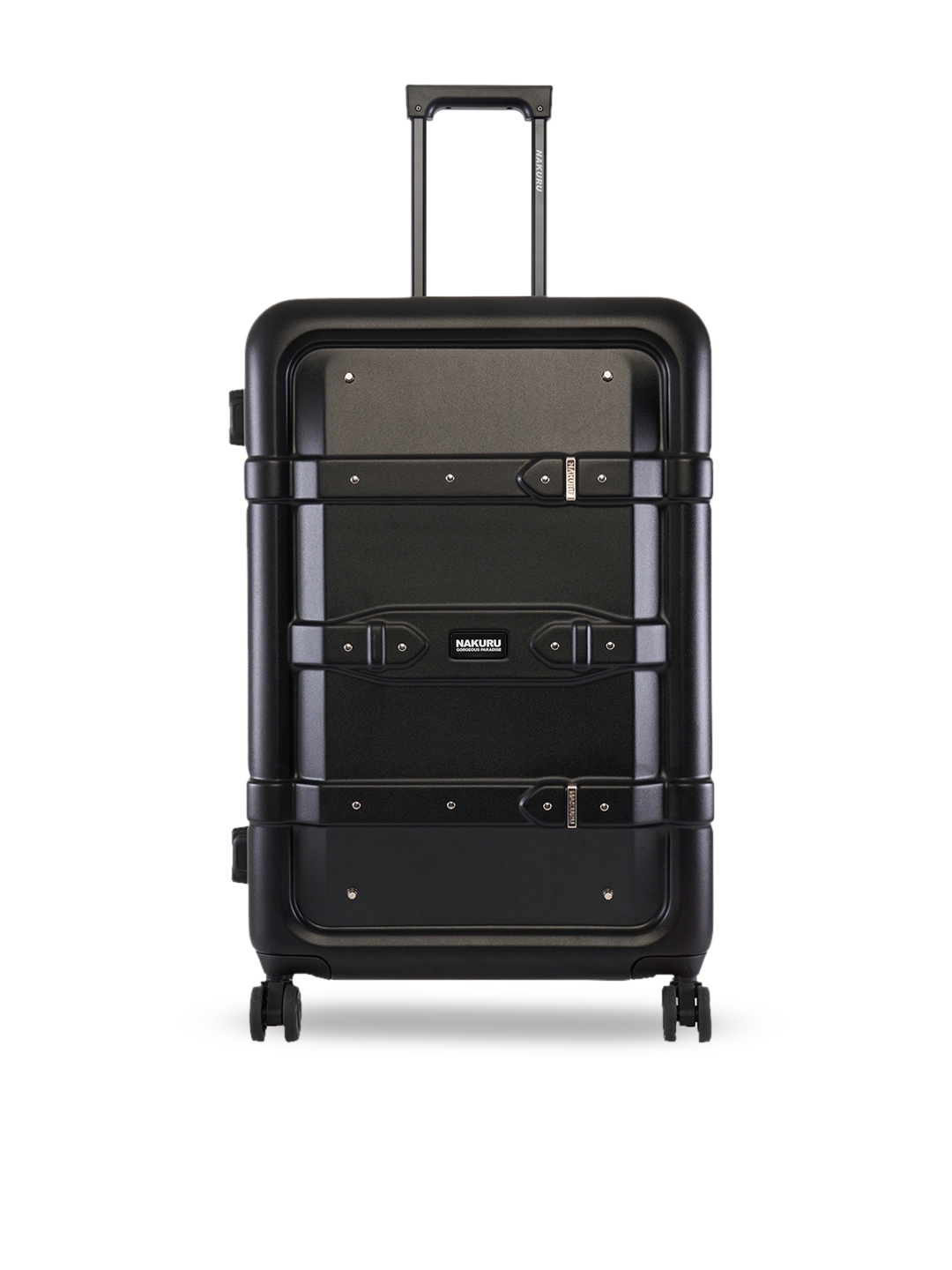 

NAKURU Matte Hard 28" Large Luggage Trolley Suitcase, Black
