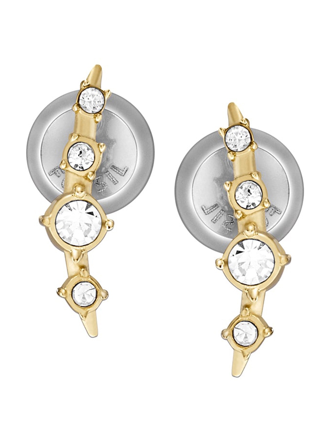 

Fossil Gold-Plated Contemporary Studs Earrings