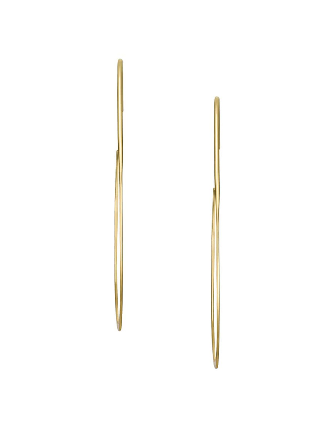 

Fossil Gold-Plated Contemporary Hoop Earrings