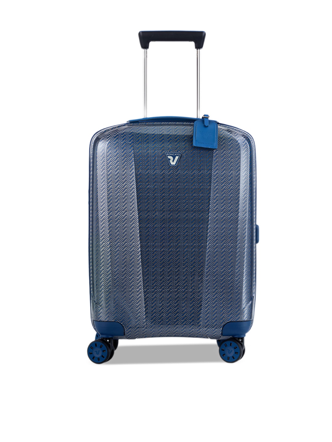 

RONCATO WE ARE TEXTURE Range Blue 21" Cabin Hard Trolley Bag