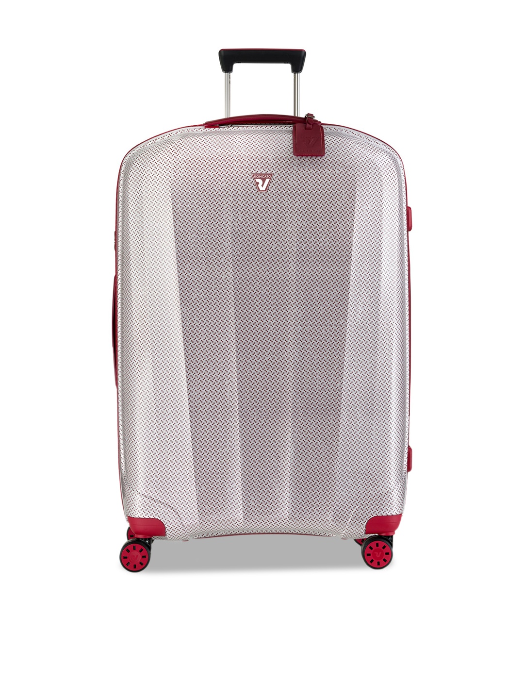 RONCATO WE ARE TEXTURE Range Red/White 30" Large Hard Trolley Bag