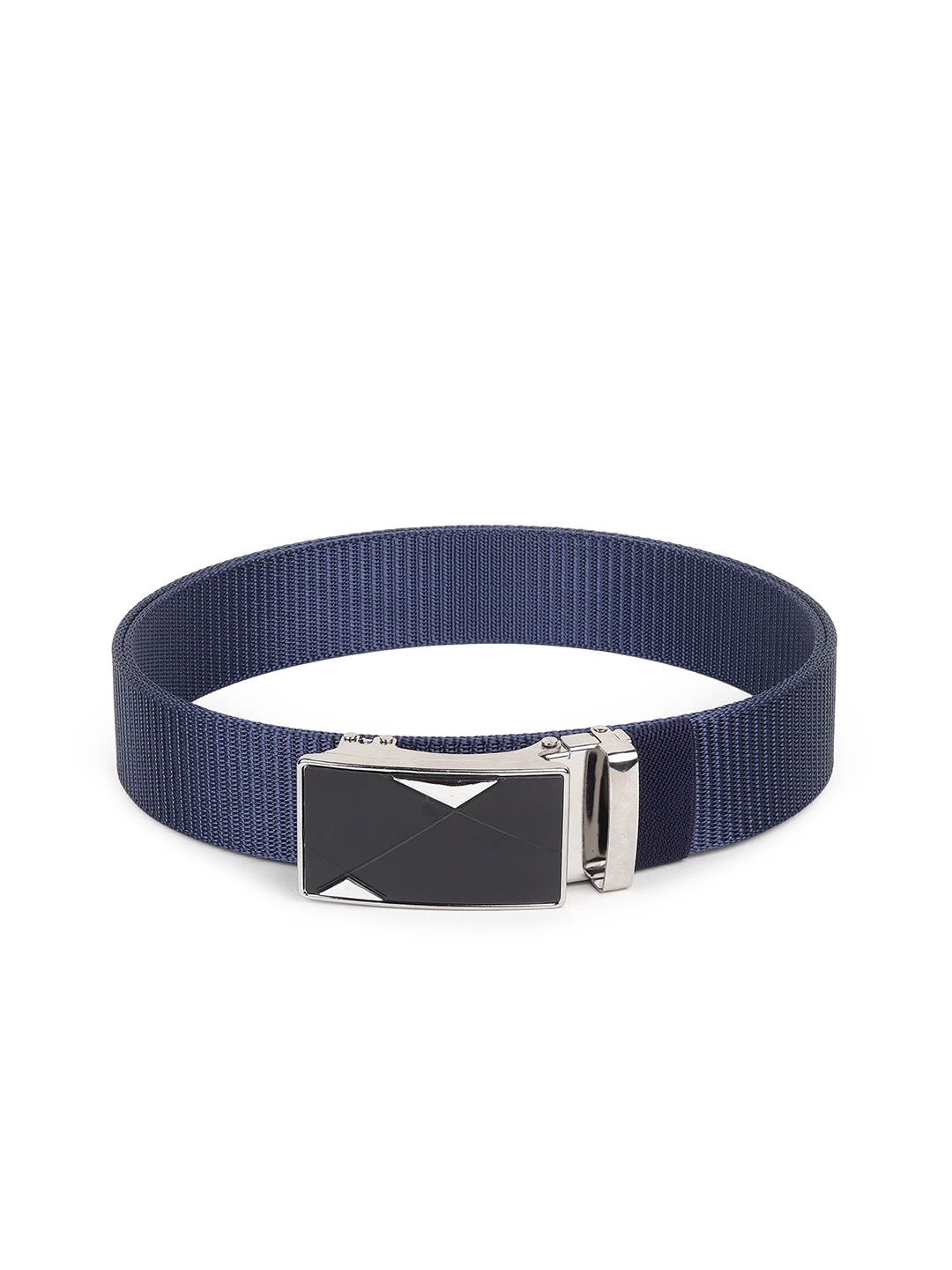 

HENEDA Men Textured Belt, Blue