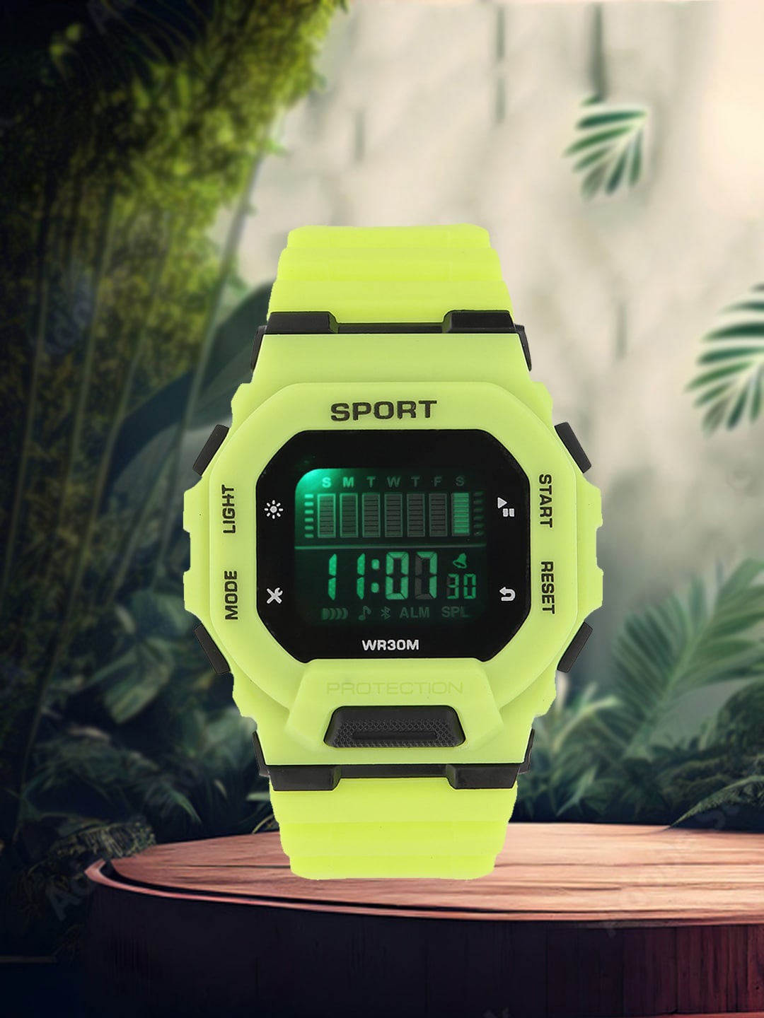 

Swiss Design Women Dial & Bracelet Style Straps Digital Multi Function Watch SDW-Sport, Green