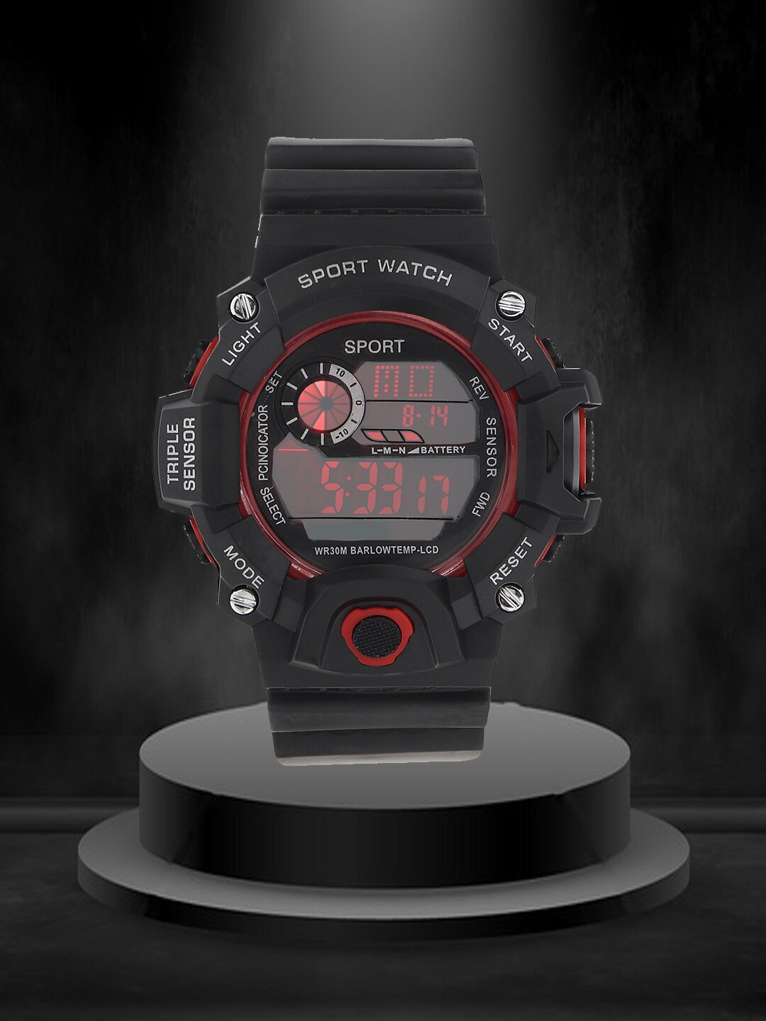 

Swiss Design Women Dial & Analogue Multi Function Watch SDW-Sport Digital-025-RD, Red