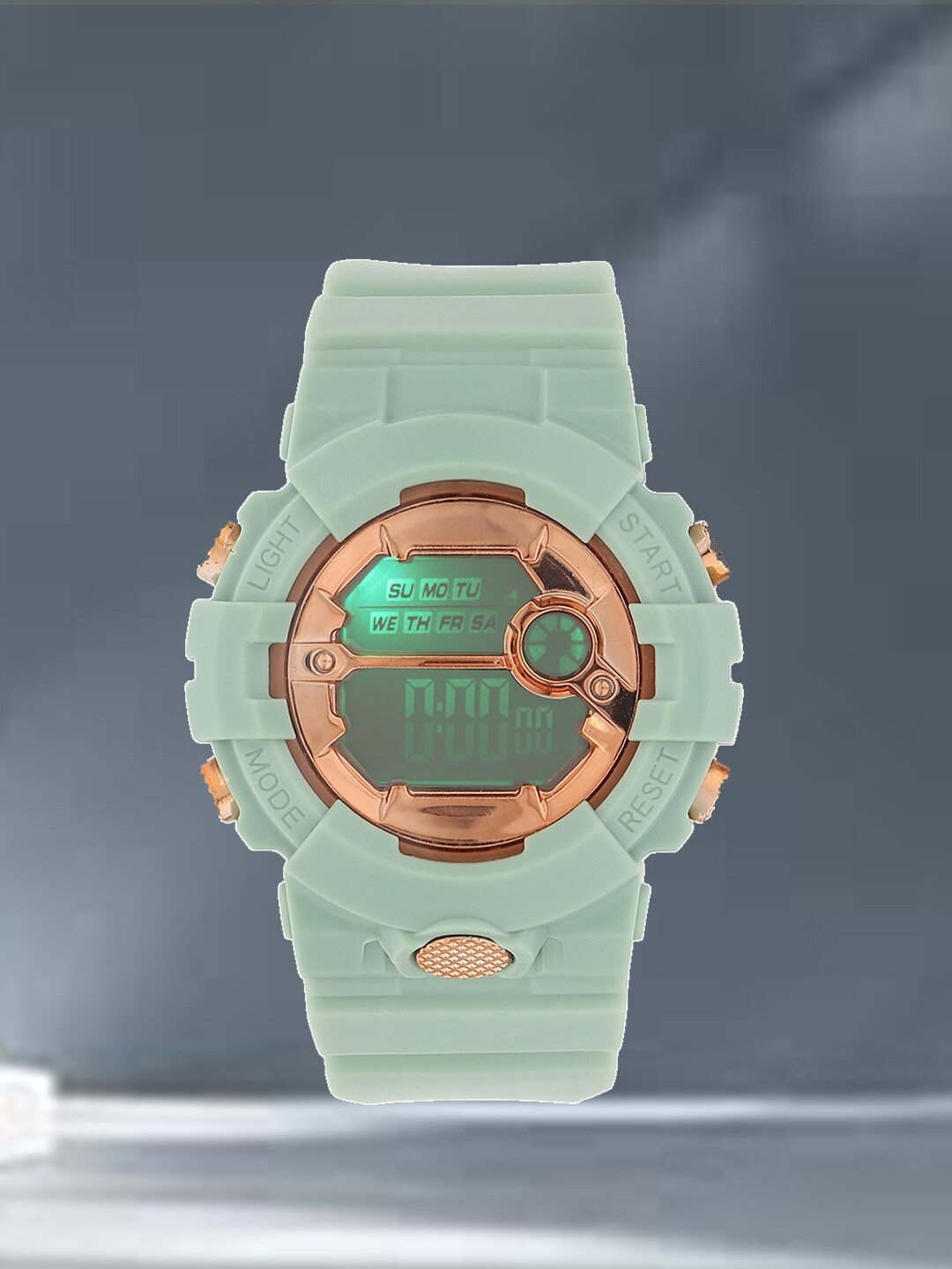 

Swiss Design Women Textured Dial Analogue Multi Function Watch SDW-Sport, Green