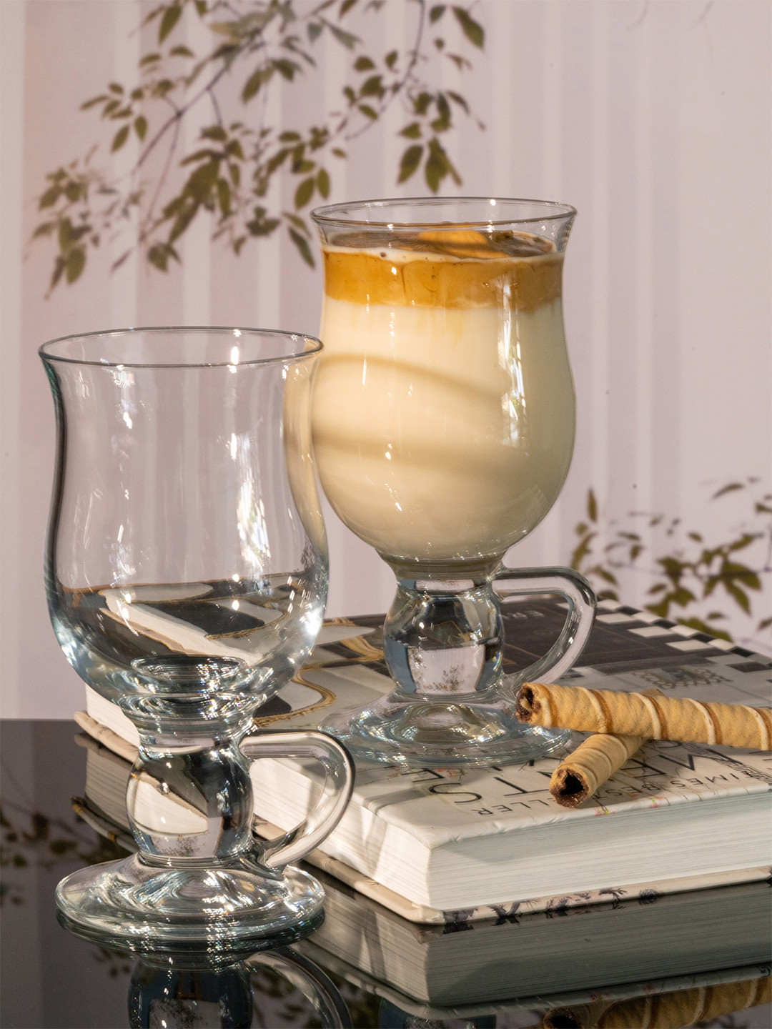

Pasabahce Transparent 2-Pieces Glass Glossy Mugs 270ml