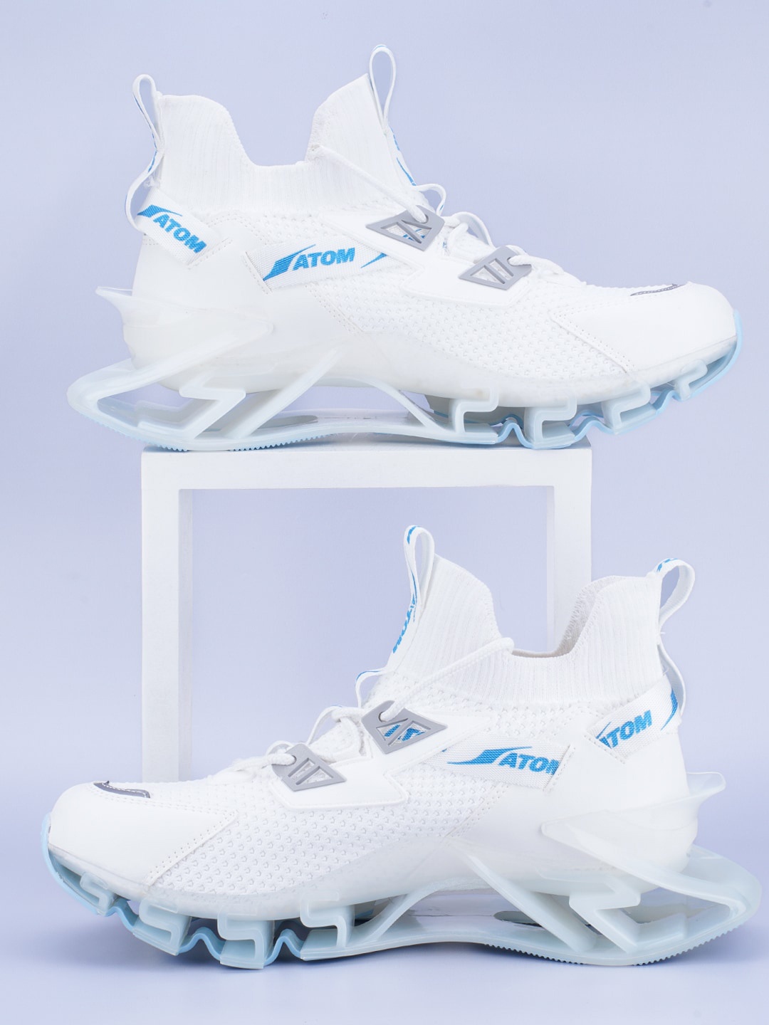 

Atom Men Spring Edge Alpha 2 Mid-Top Sneakers, White