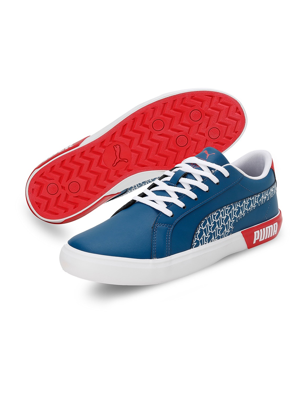 

Puma x1DER Men Jack V2 Logo-Printed Casual Sneakers, Blue