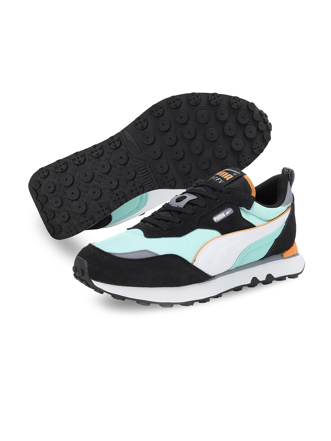 

Puma SPxP Rider FV Casual Sustainable Sneakers, Black