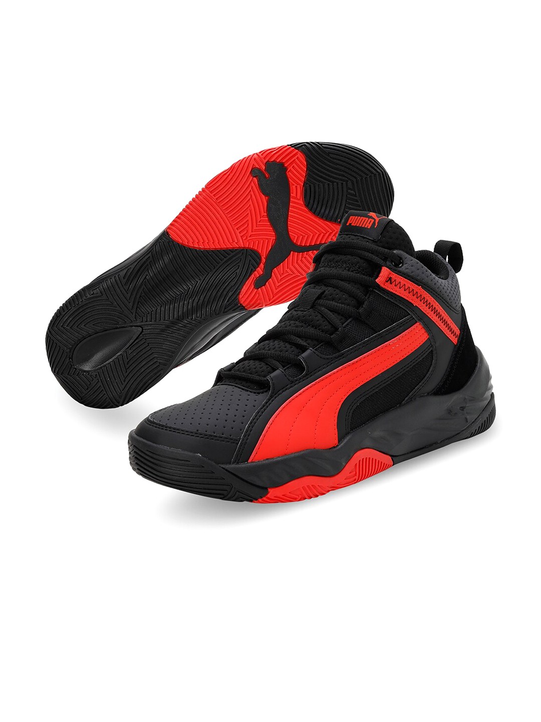 

Puma Rebound Future Evo Core High-Top Lace-Up Sneakers, Black