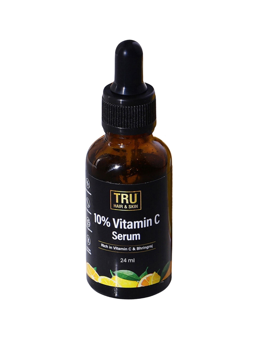 

TRU HAIR 10% Vitamin C Face Serum with Bhringraj - 25ml, Black