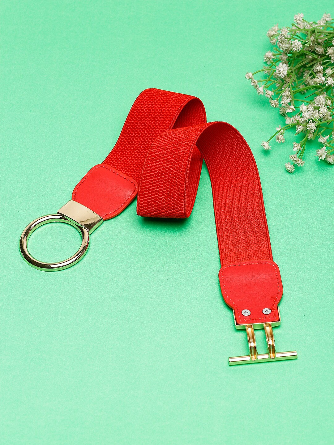 

DressBerry Women Red Belt