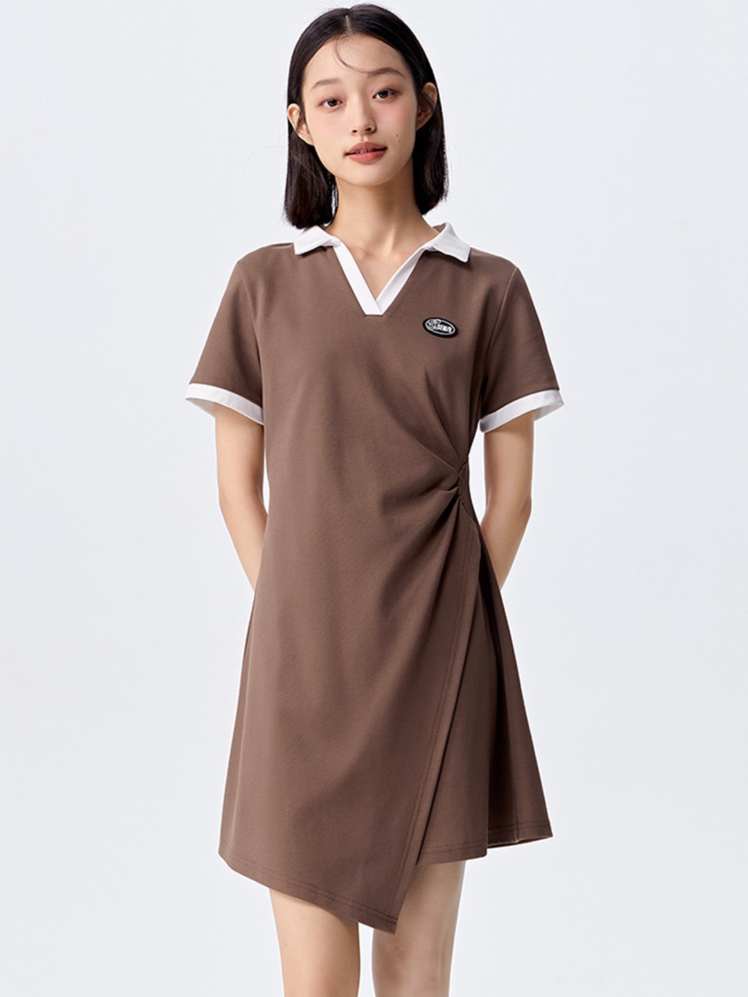 

SEMIR T-shirt Mini Dress, Brown