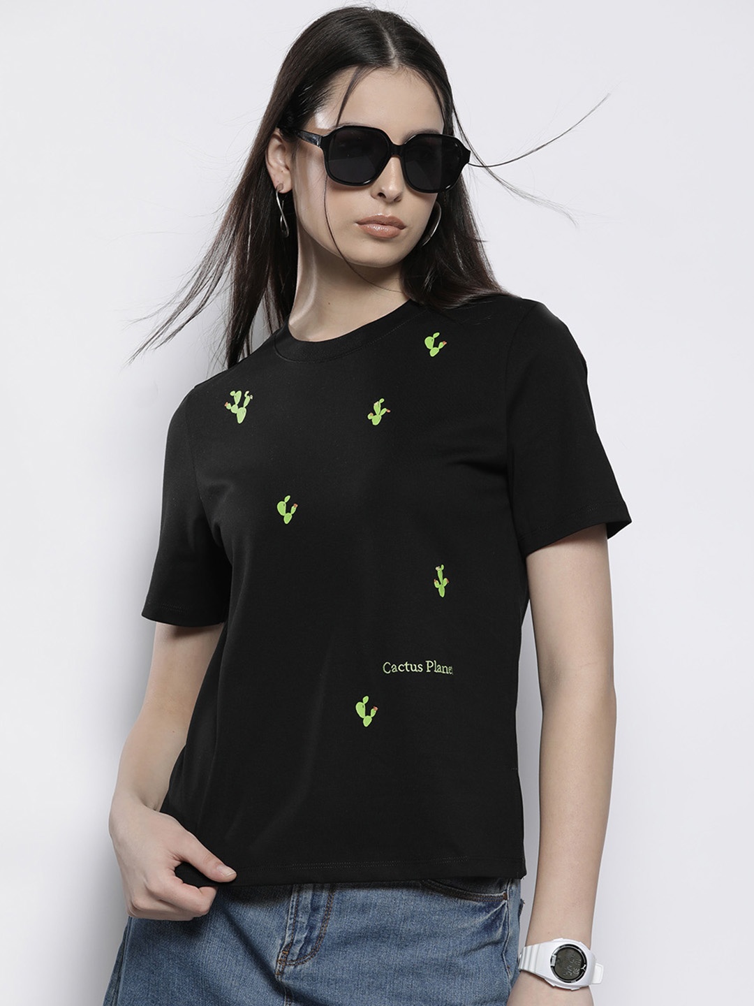 

SEMIR Printed T-shirt, Black