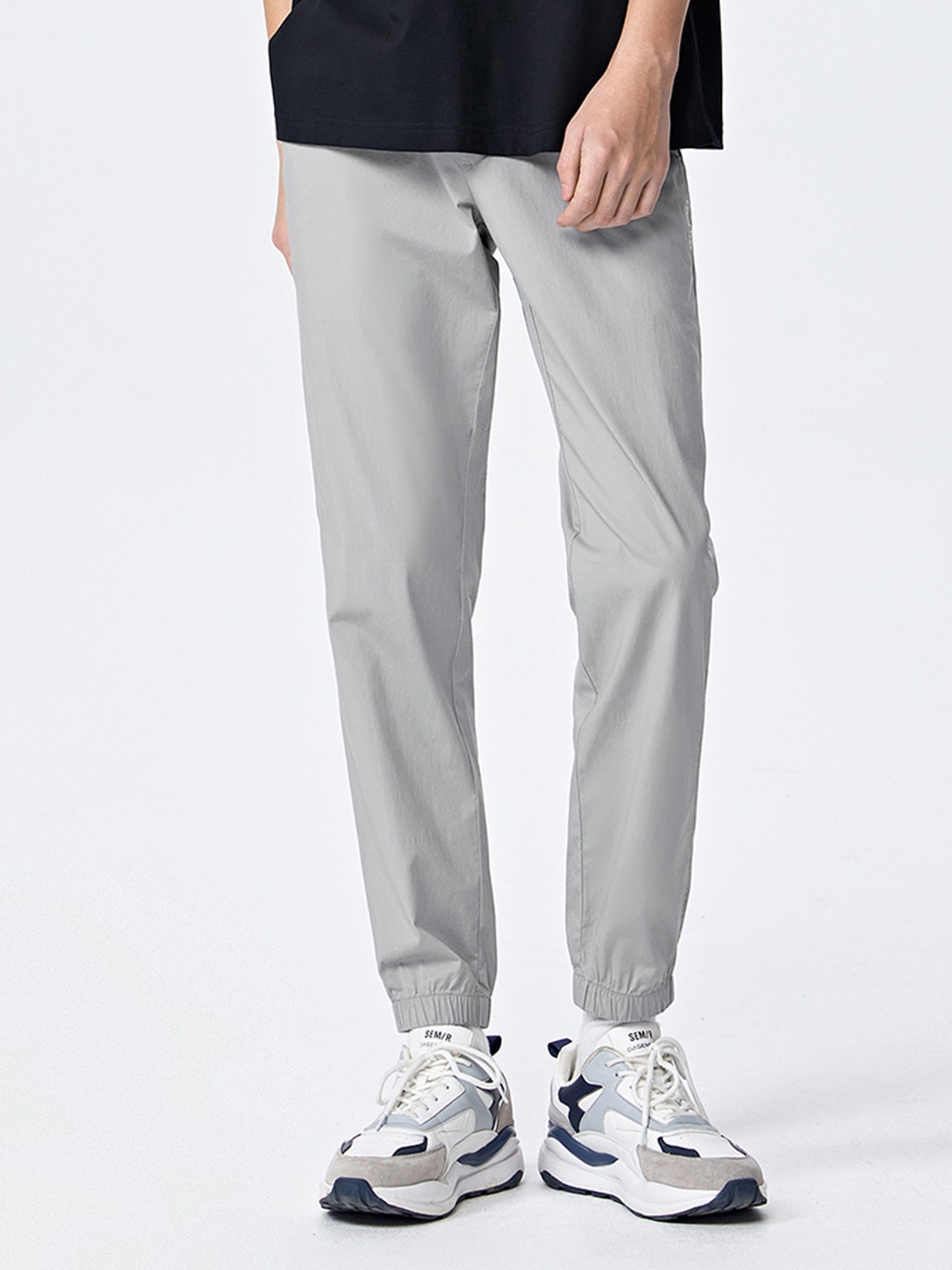 

SEMIR Men Regular Fit Joggers, Grey