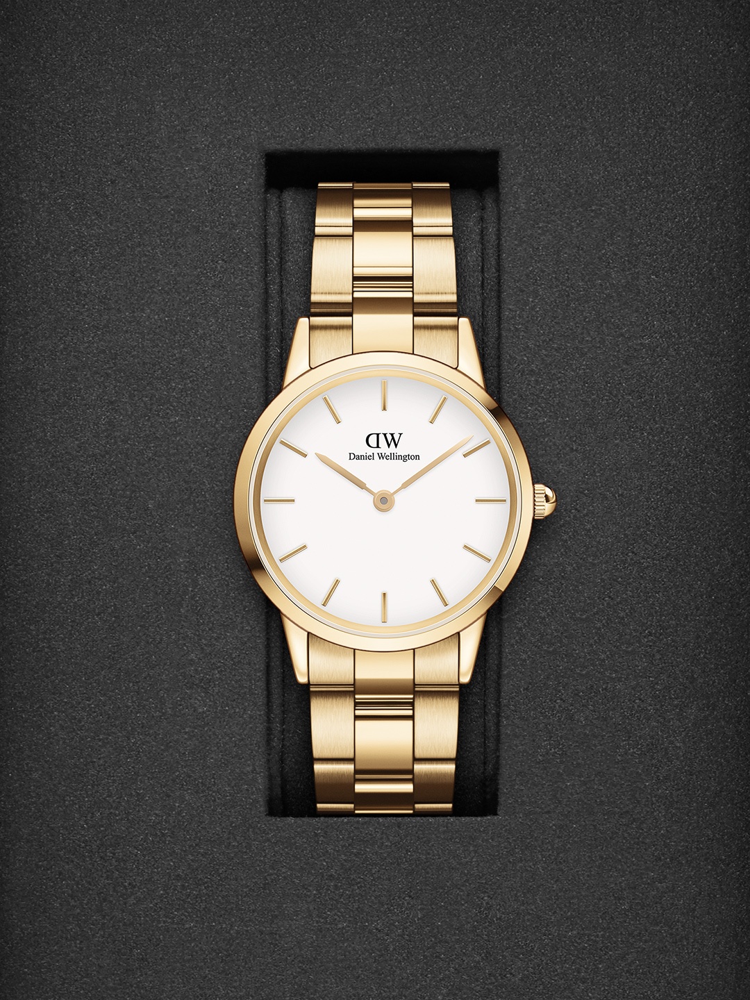 

Daniel Wellington Women Bracelet Style Straps Analogue Watch DW00100565, White