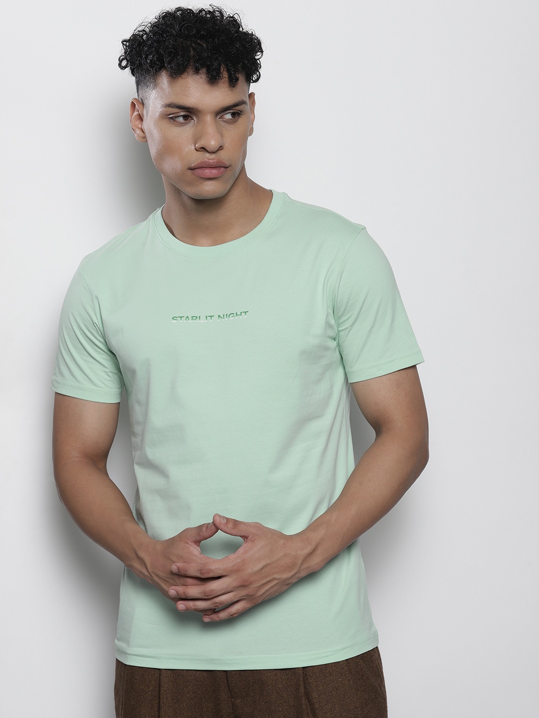 

SEMIR Slim Fit Regular T-shirt, Green