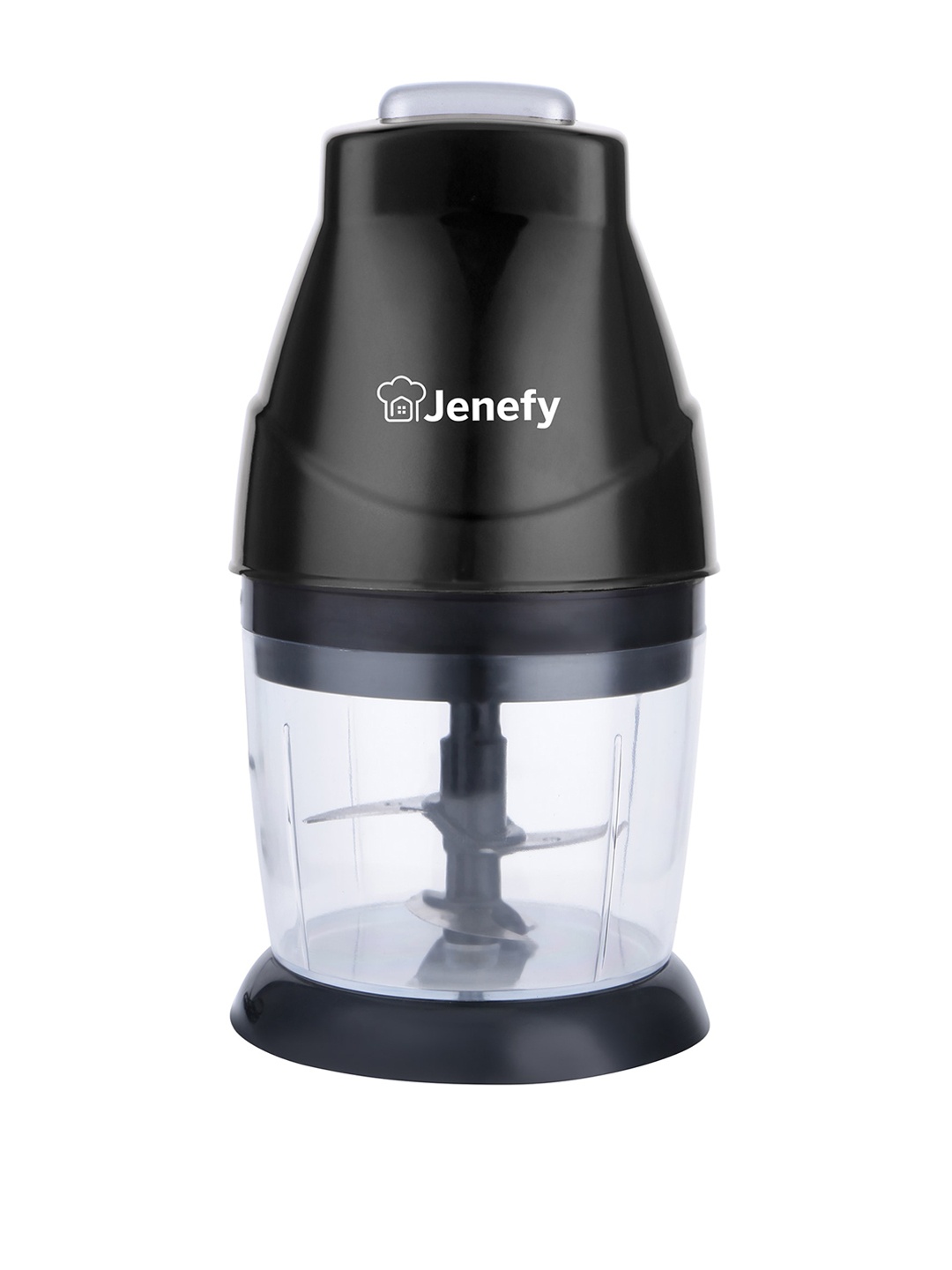 

Jenefy Black Twin Stainless Steel Blade 250 Watt Electric Chopper-500ml