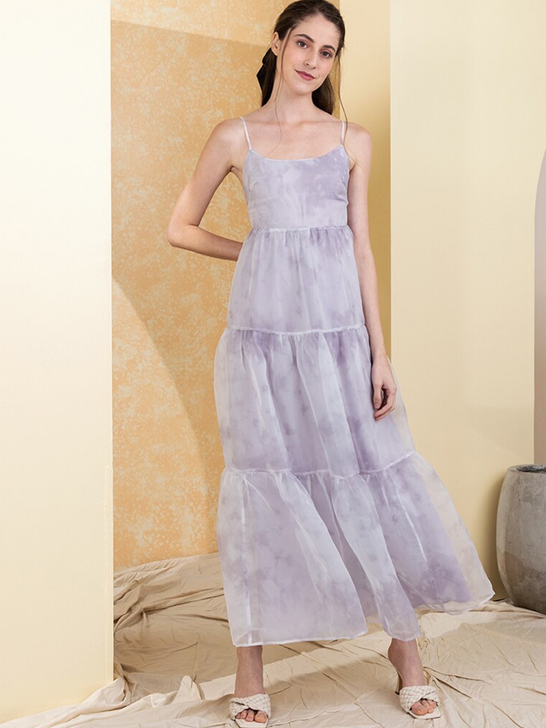 

Zalora Studios Shoulder Straps Maxi Dress, Lavender