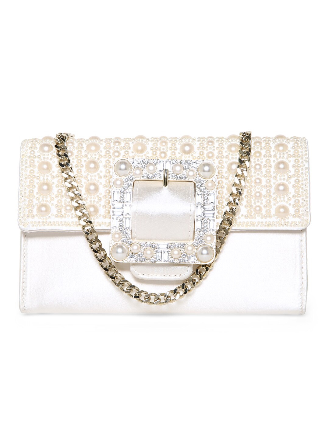 

ALDO Embellished Purse Clutch, White