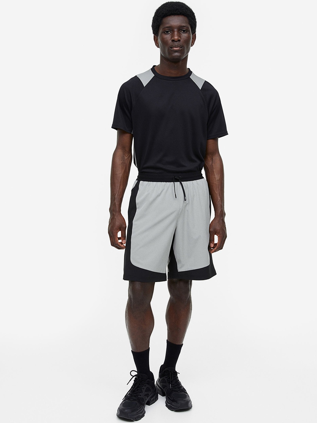 

H&M DryMove Sports Shorts, Grey