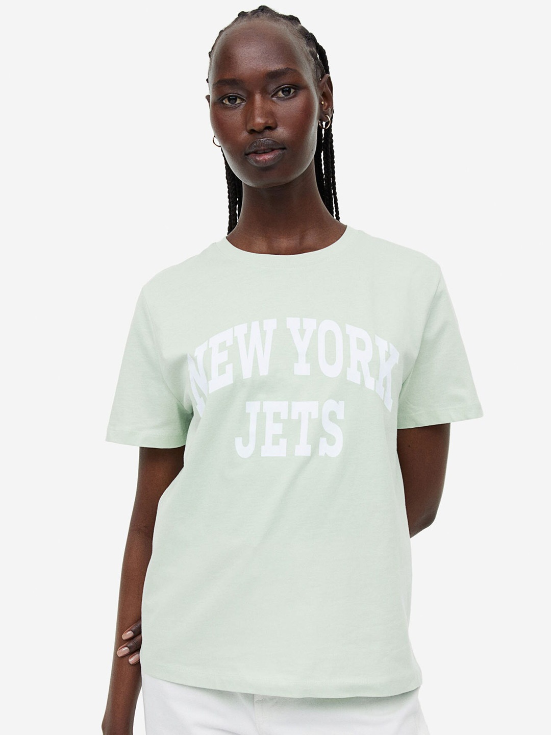 

H&M T-shirt With A Motif, Green