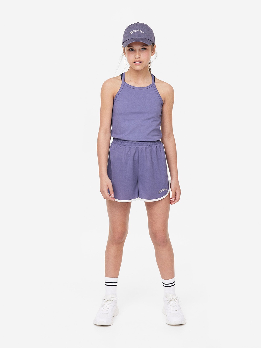 

H&M Girls DryMove Sports Top, Purple