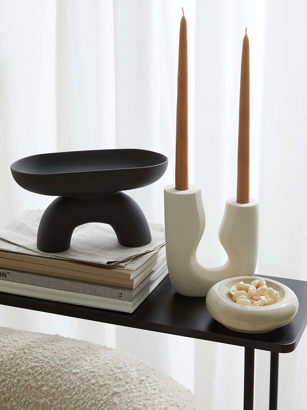 

H&M Grey Stoneware Tray