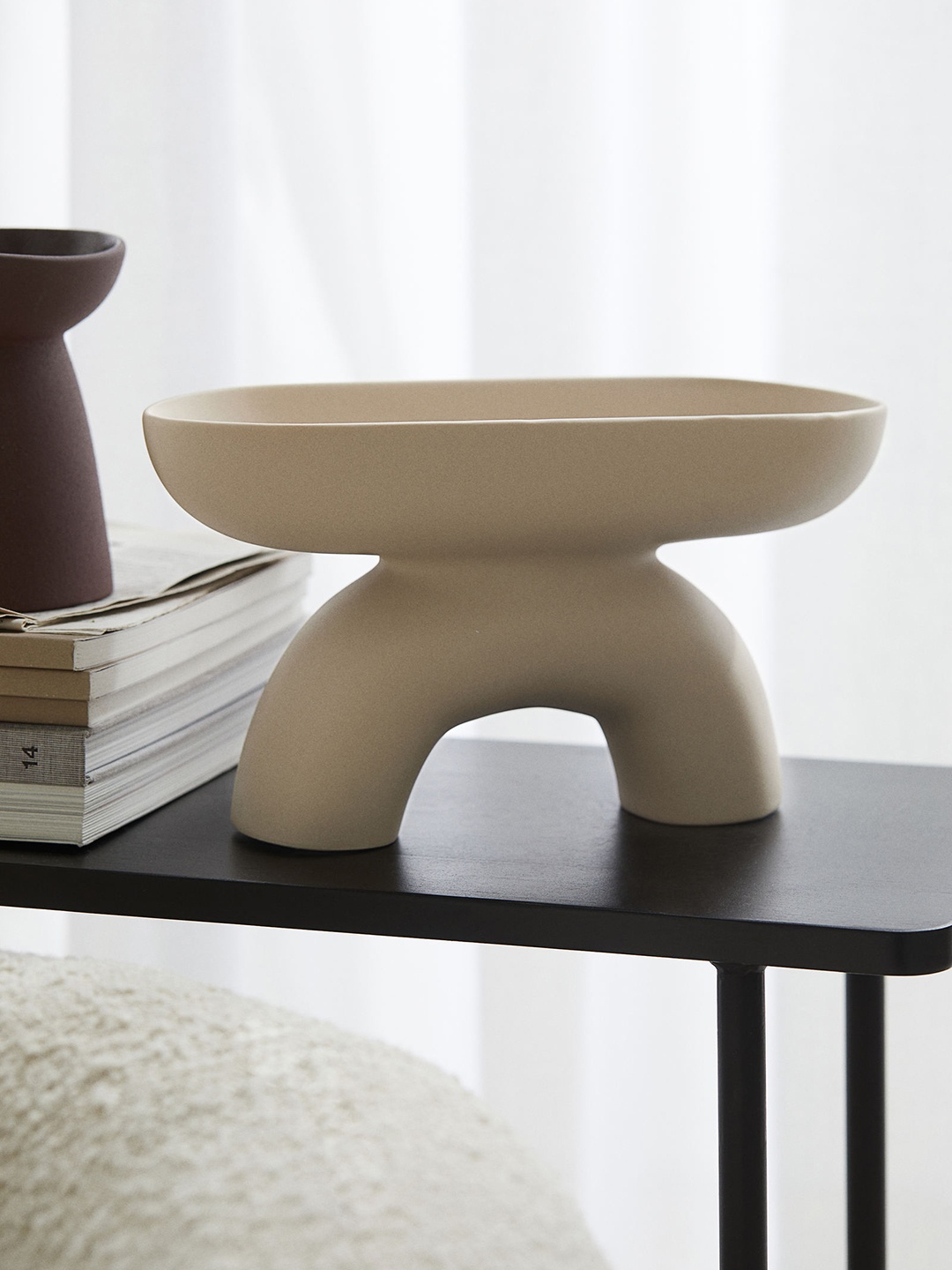 

H&M Beige Stoneware Tray