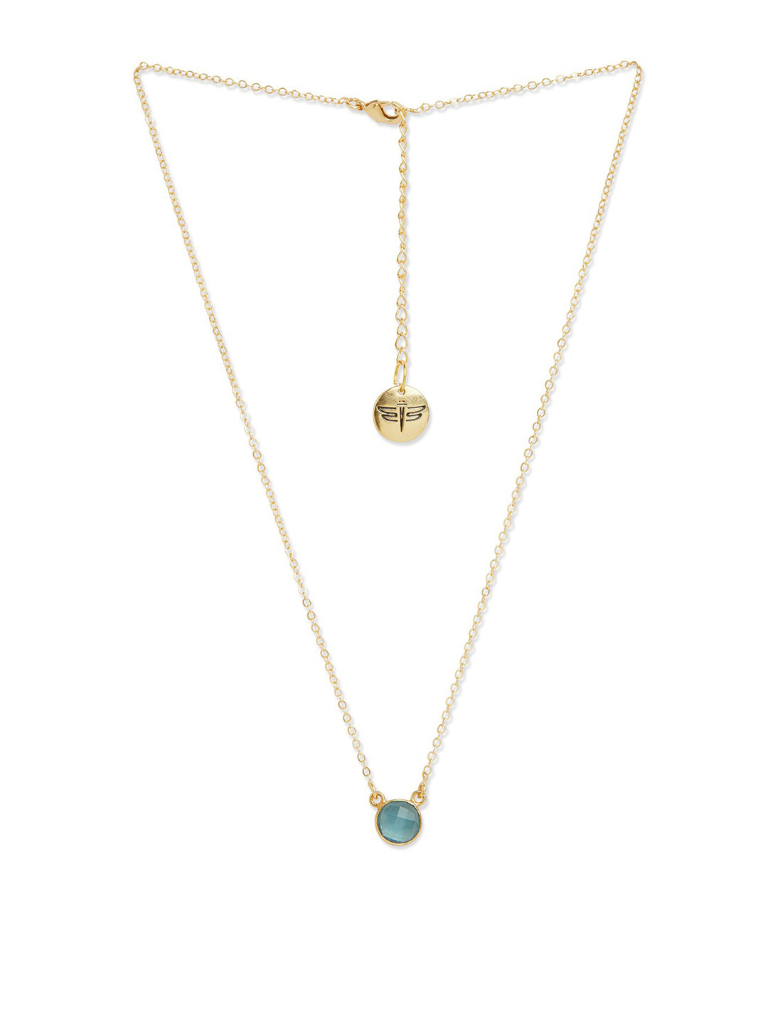 

Tipsyfly Gold-Plated Brass Crystals Necklace