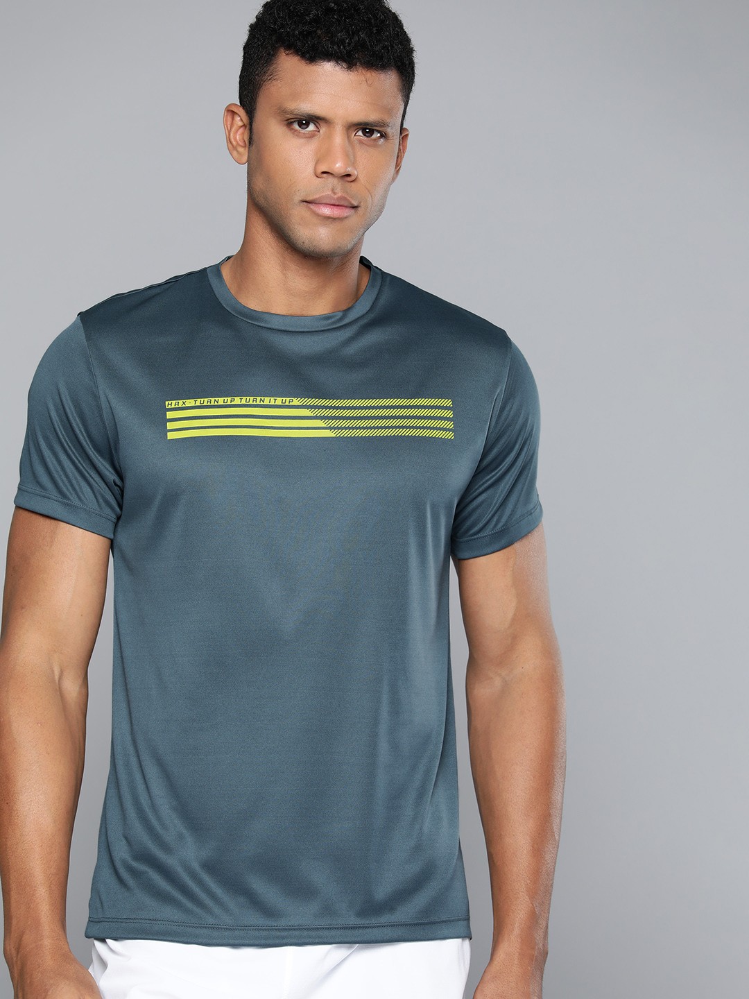 

HRX by Hrithik Roshan Rapid-Dry Training T-shirt, Charcoal