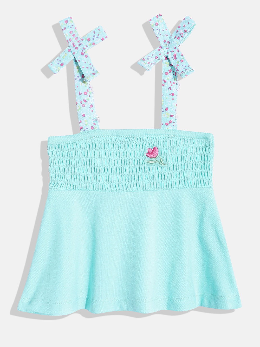 

United Colors of Benetton Girls Pure Cotton Top, Blue