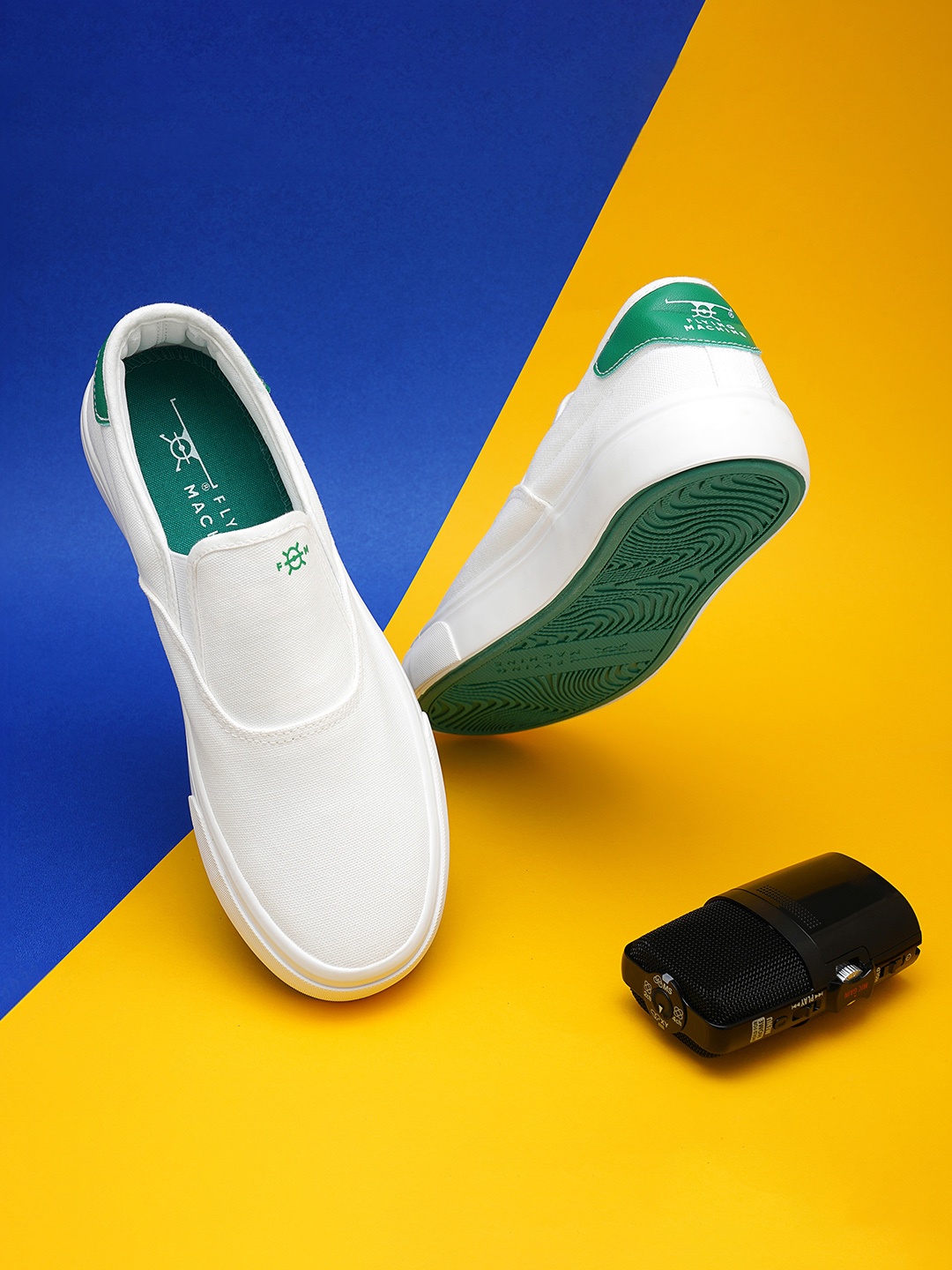 

Flying Machine Men Kilian 3.0 Slip On Sneaker, White
