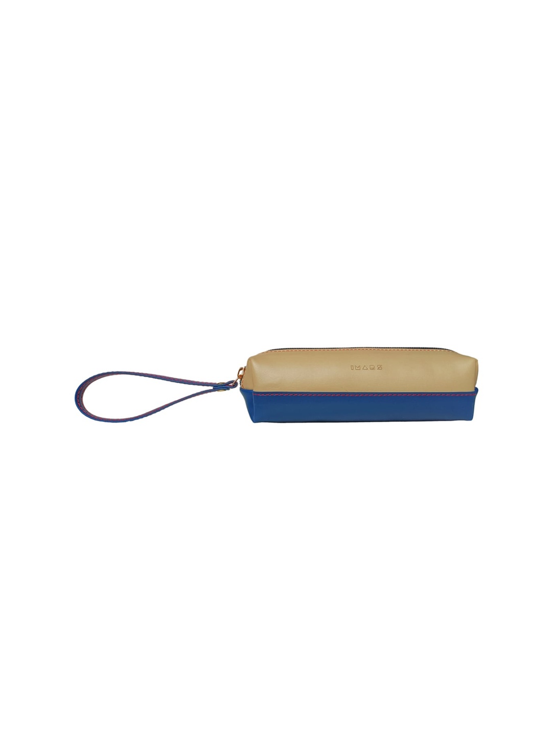 

IMARS Women Leather Pencil Case, Blue