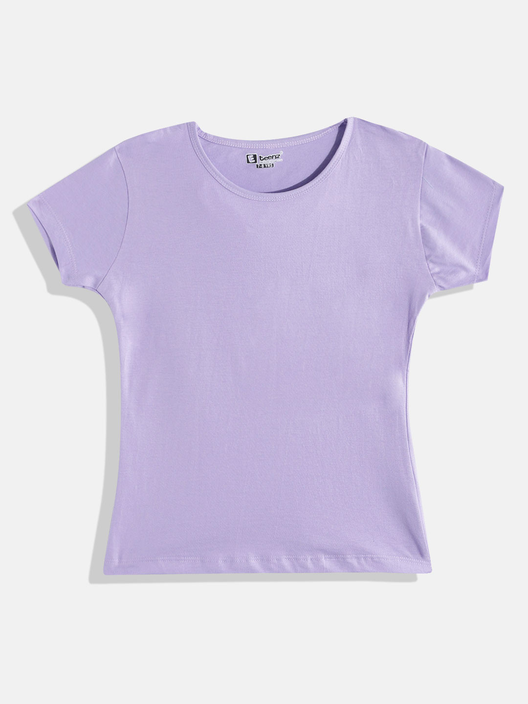 

Eteenz Girls Premium Cotton Solid Round Neck T-shirt, Lavender
