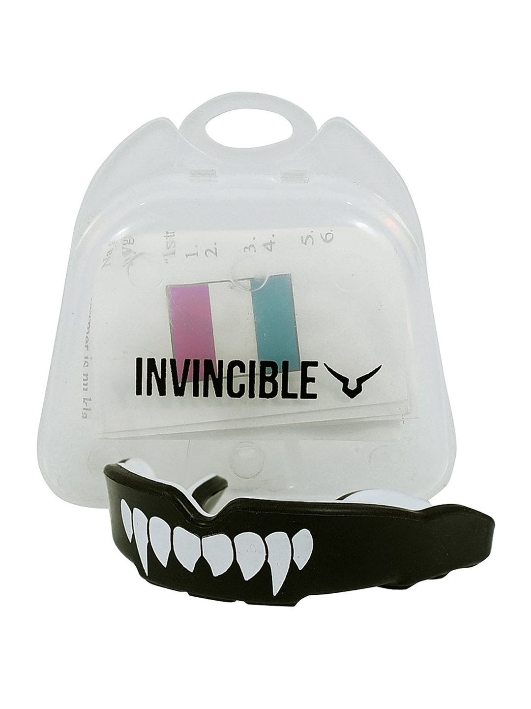 

Invincible Fangs Printed Mouth Guard, Black