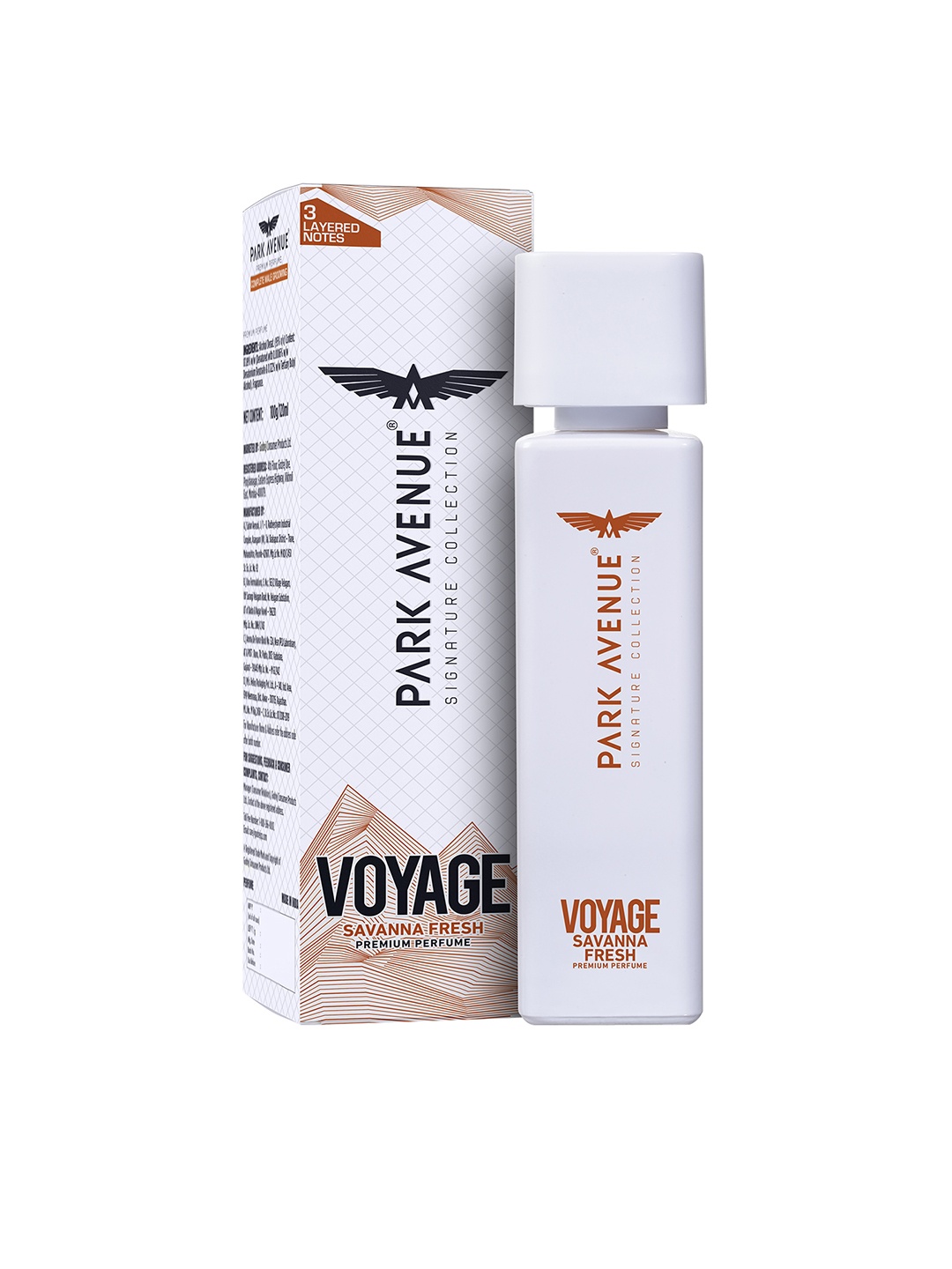 

Park Avenue Men Voyage Savanna Fresh Premium Perfume - 100 g (120ml), White