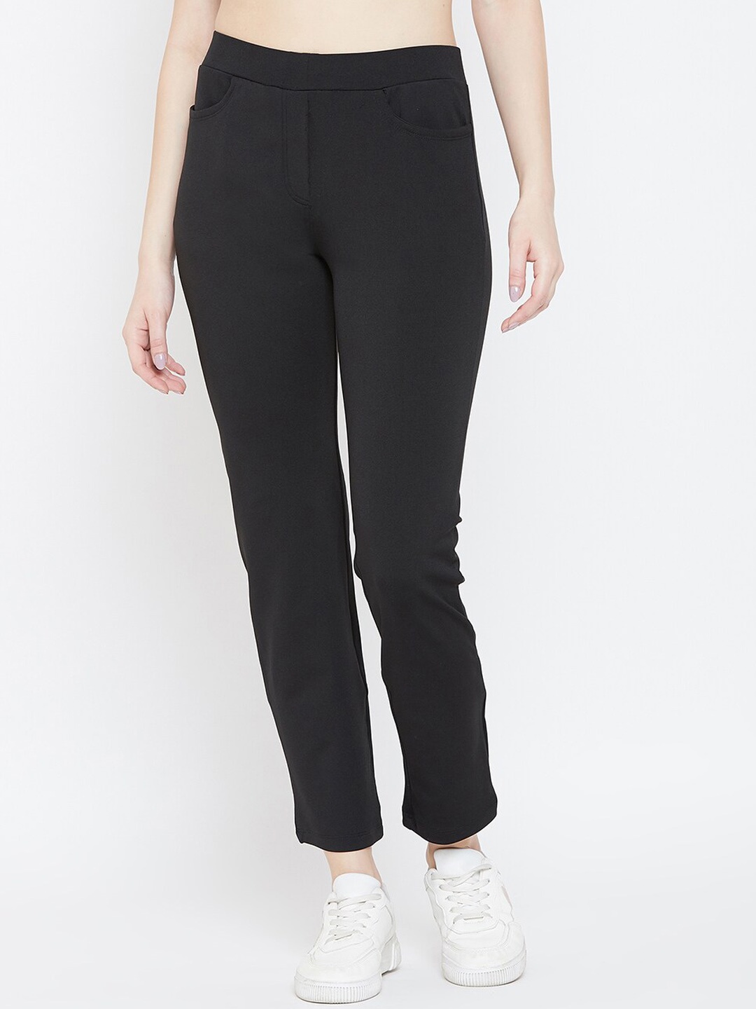 

PERFKT-U Women Cotton Rapid Dry Track Pant, Black