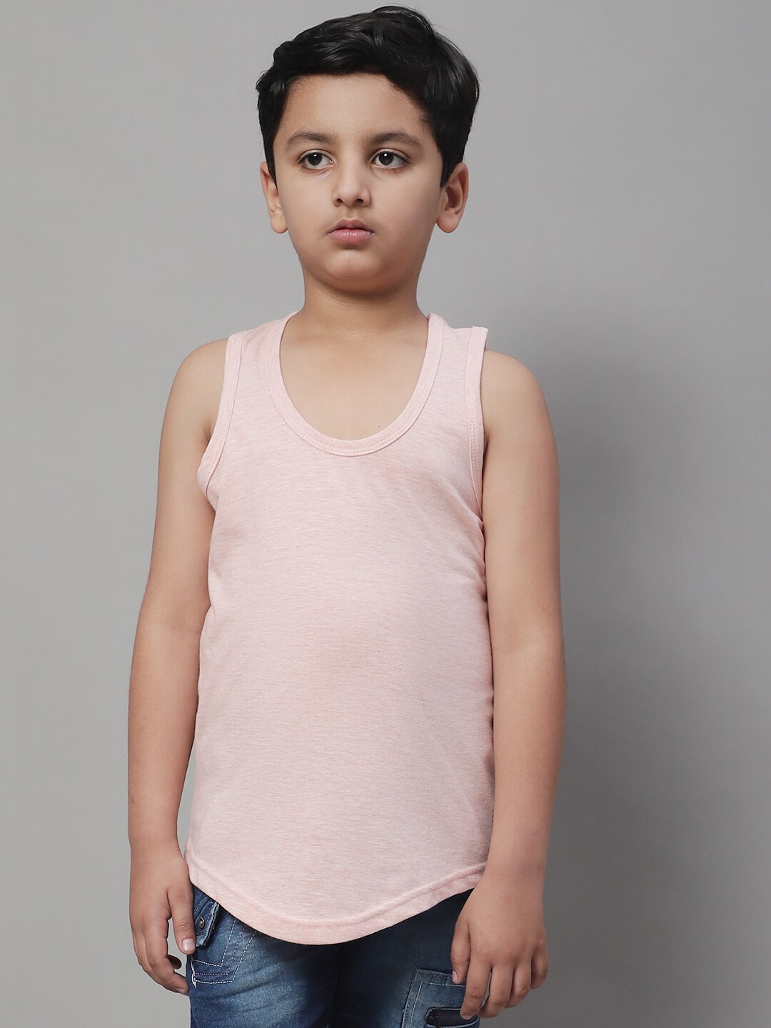 

Friskers Boys Bio Wash Skin Friendly Pure Cotton Sports Innerwear Vests, Coral