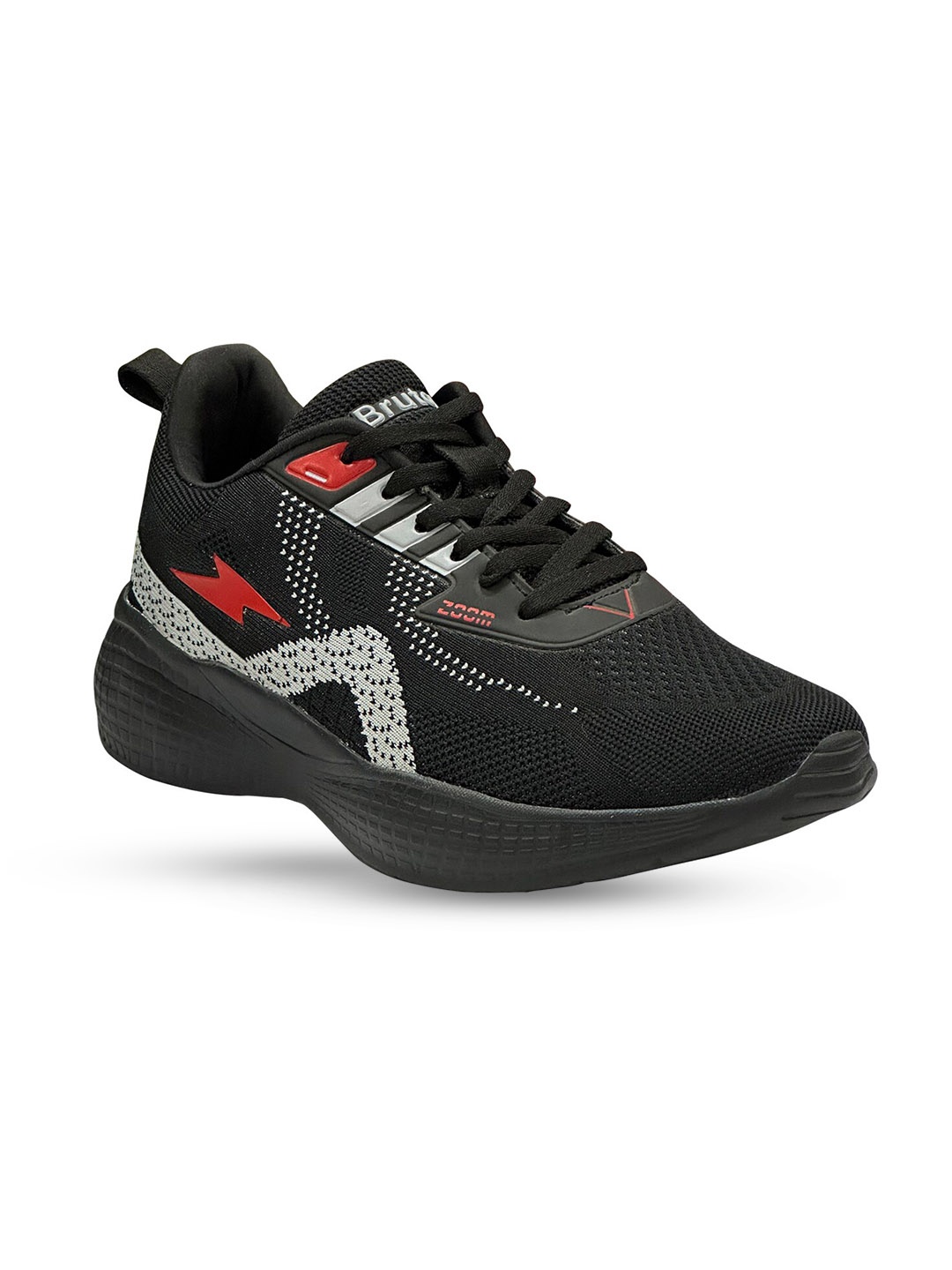 

Bruton Men Lite Mesh Marking Running Shoes, Black
