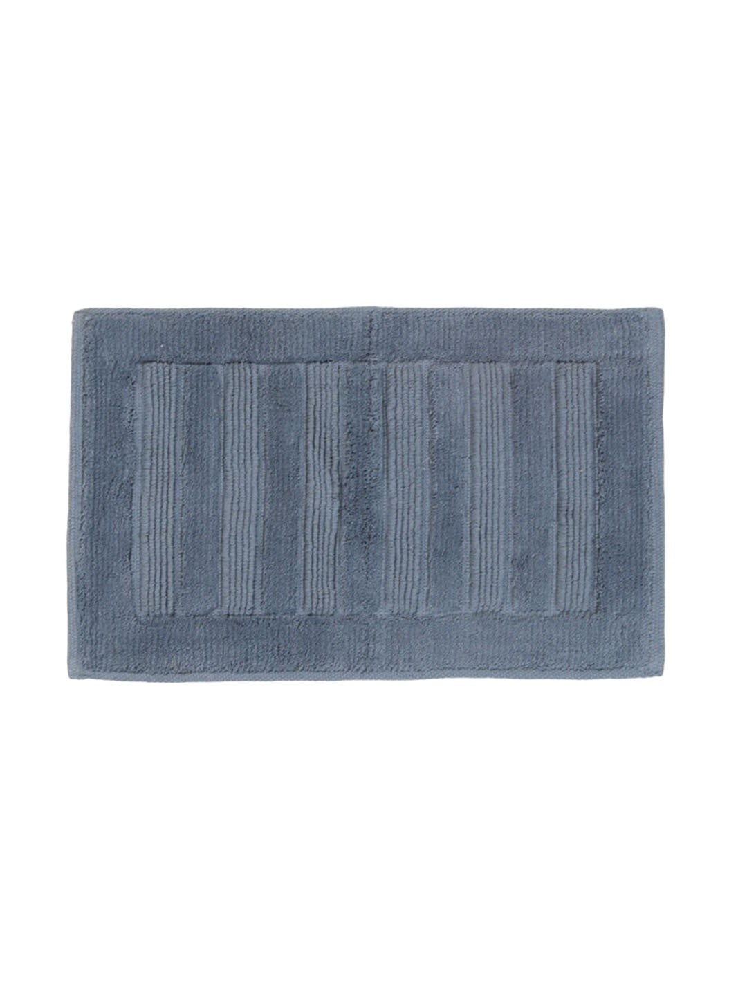 

Fabindia Blue Cotton Bath Floor Mat
