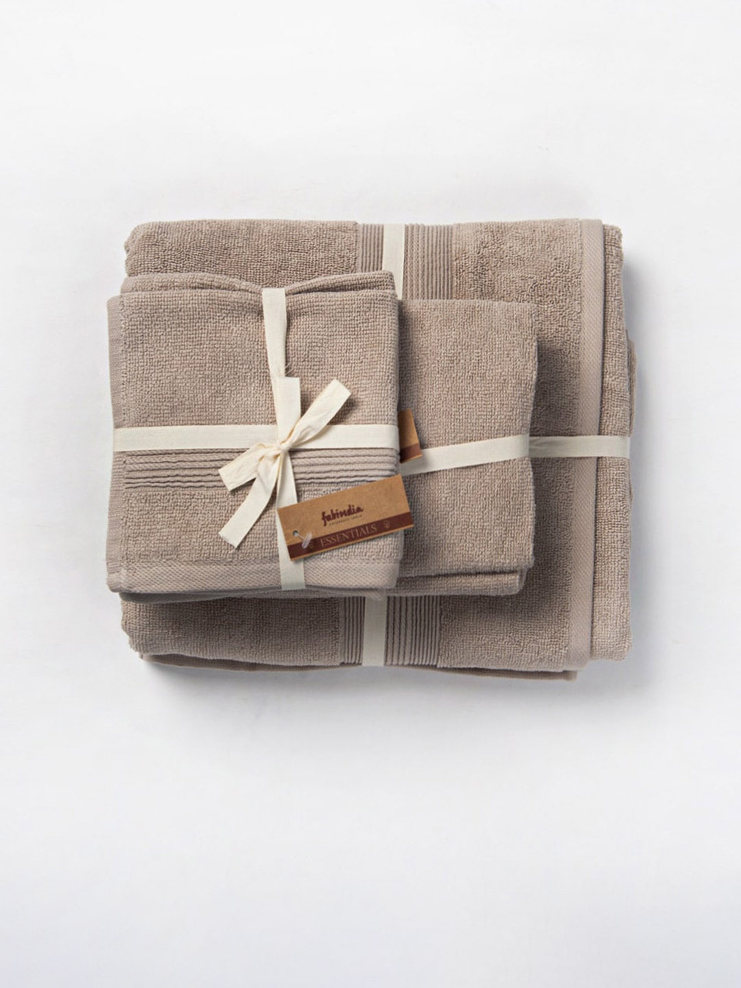 

Fabindia Taupe 500 GSM Sancha Cotton Bath Towel