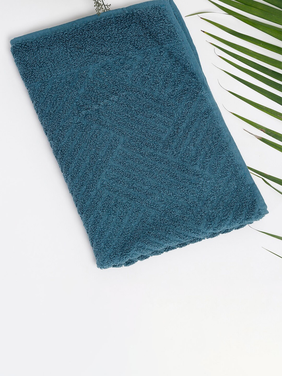 

Fabindia Teal Blue 500 GSM Cotton Hand Towel