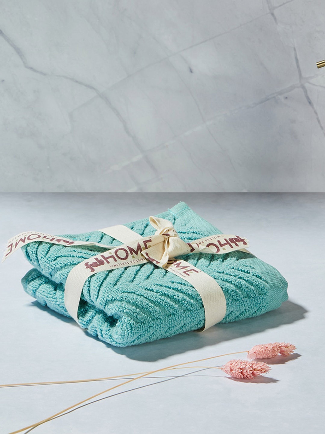 

Fabindia Mirh Blue 2-Pieces Cotton 450 GSM Face Towels