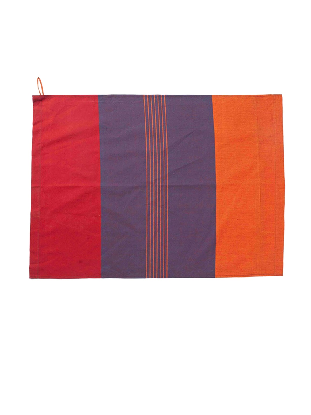 

Fabindia Red Nirbhik Red Striped Cotton Dish Towel