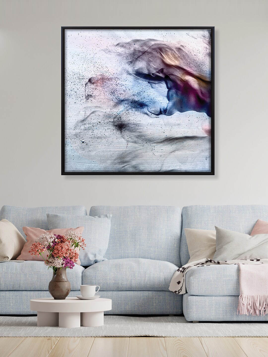

RANDOM Abstract Framed Wall Art, Blue