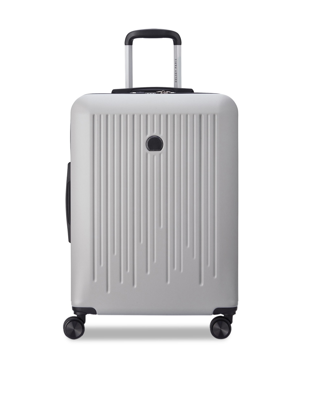 

DELSEY Christine Hard Cabin Trolley Suitcase - 55 cm, Grey