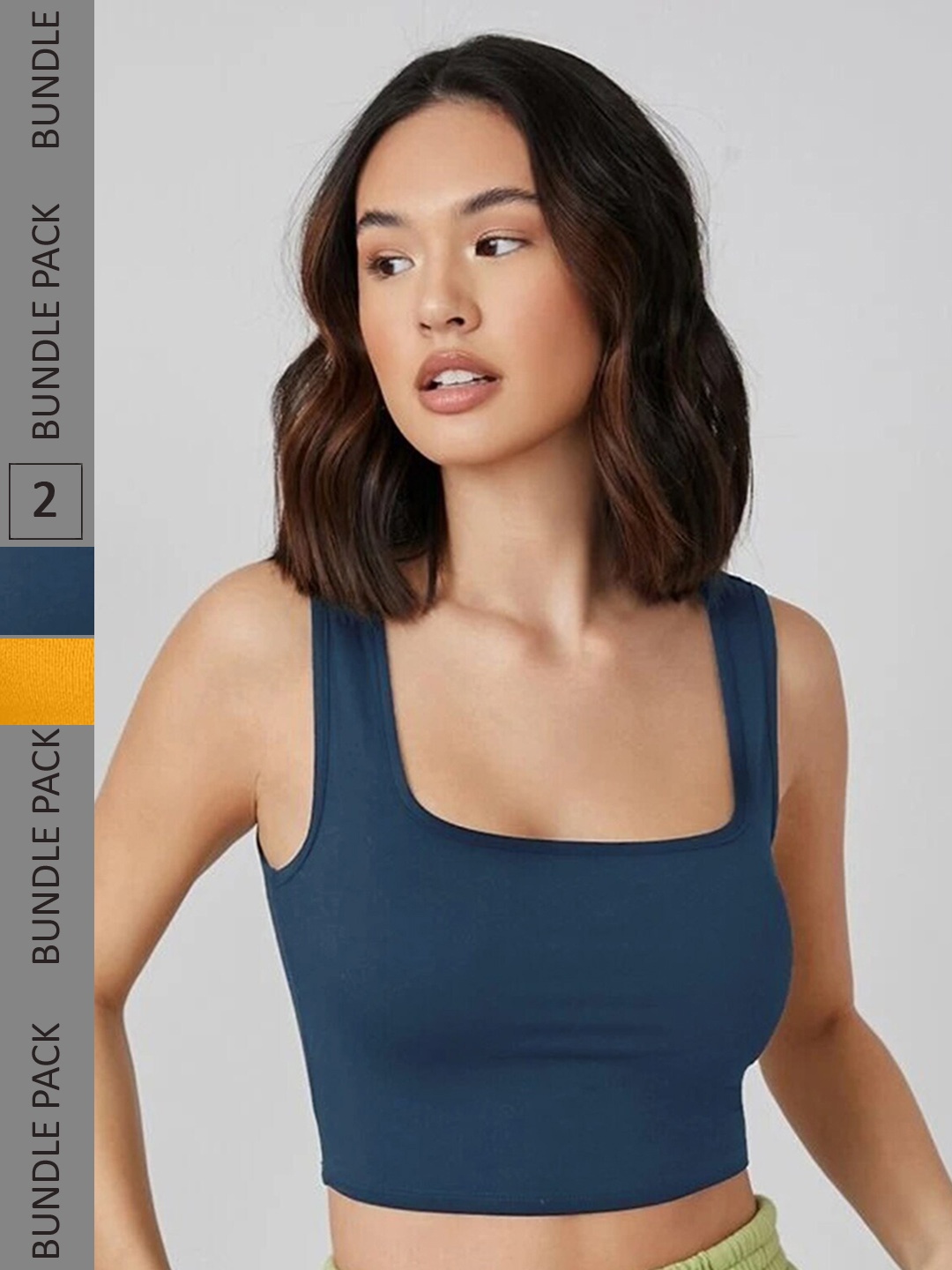 

Selvia Pack Of 2 Tank Top, Teal