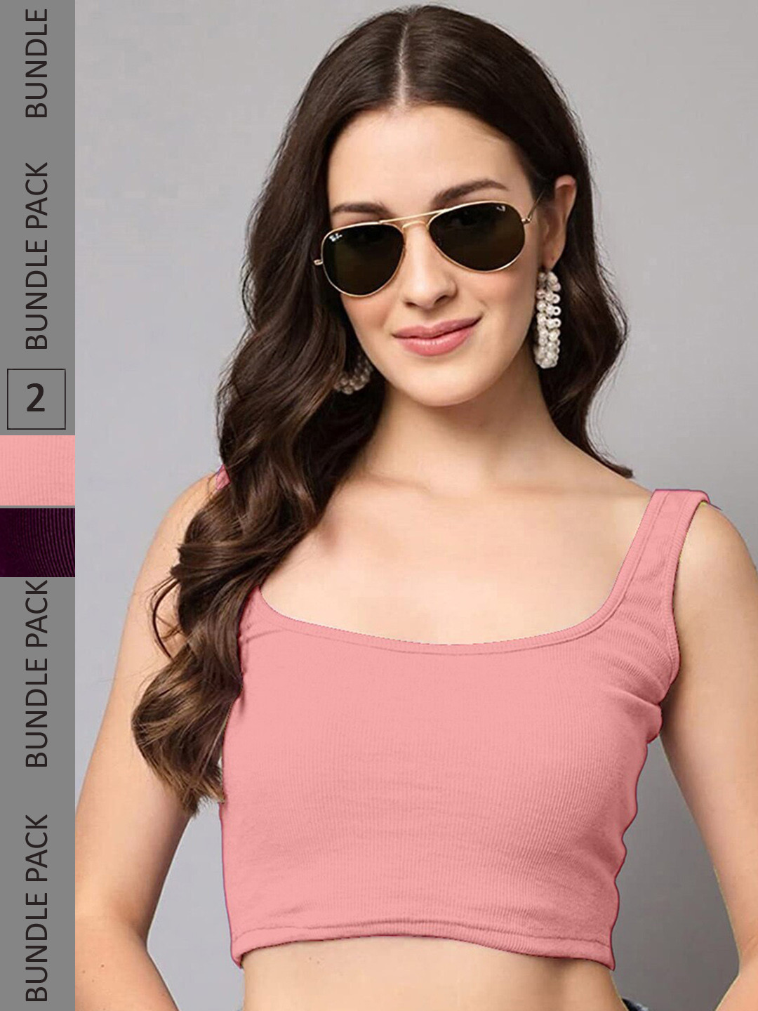 

Selvia Pack Of 2 Tank Top, Peach