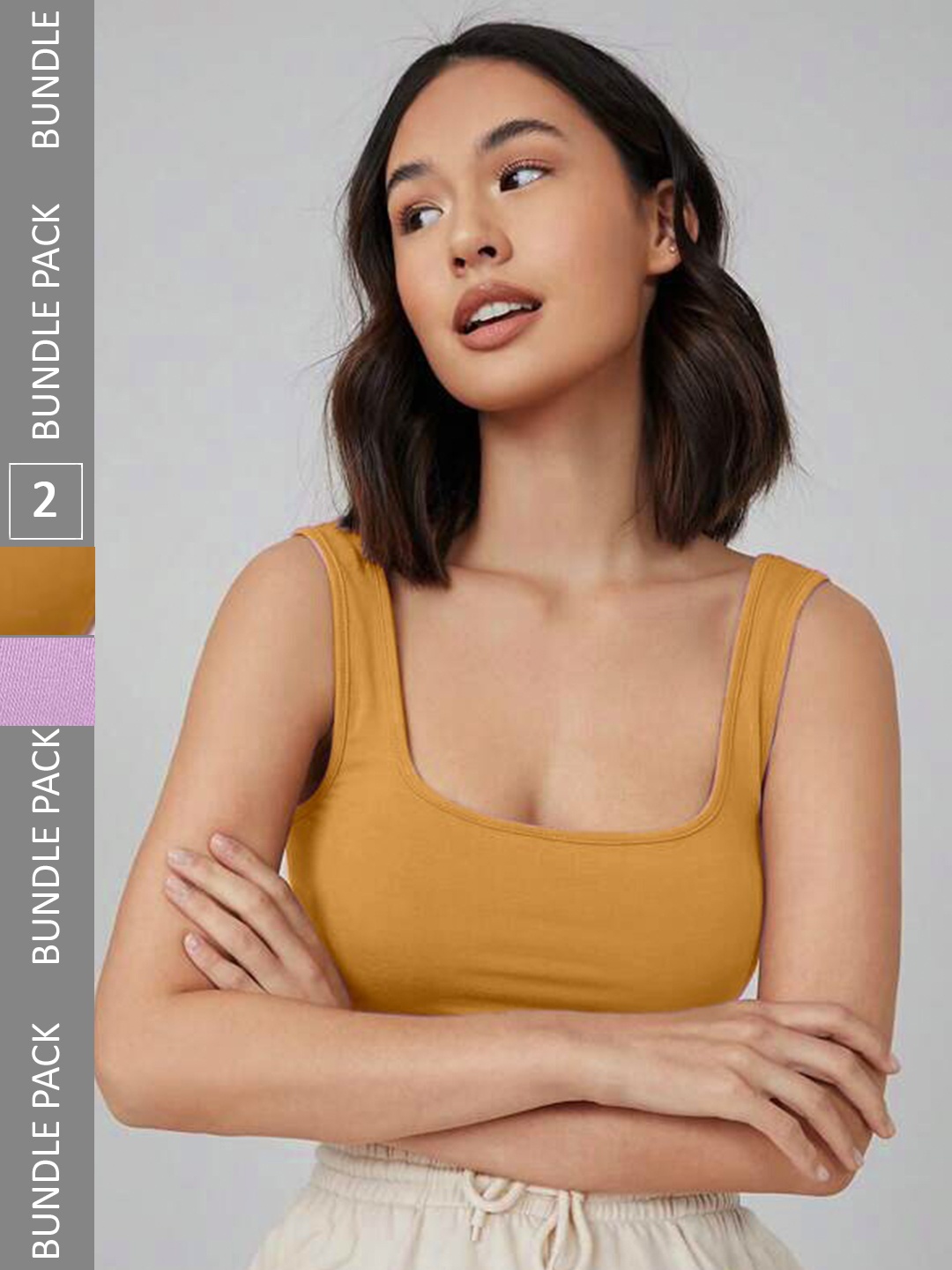 

Selvia Yellow Crop Top